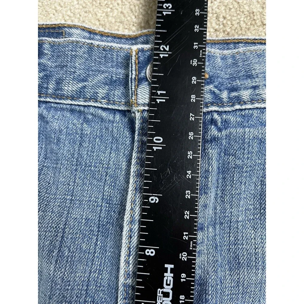 VTG Y2k Levi’s 505 Jeans Mens 35x26 Blue Regular Fit Straight Faded Denim Mexico